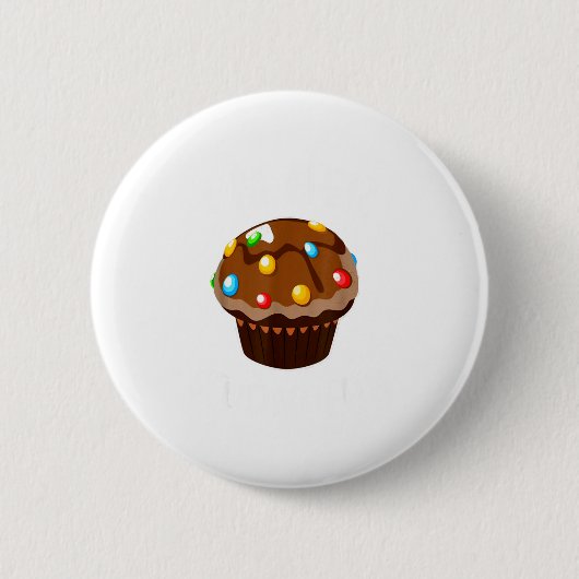 Im His Cupcake Im Her Studmuffin Valentine Matchin Button (Vorderseite)