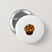 Im His Cupcake Im Her Studmuffin Valentine Matchin Button (Vorne & Hinten)