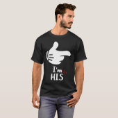 I'm His He's Mine Pair Couple  LGBTQ T-Shirt (Vorne ganz)