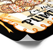 I'm His Pumpkin Thanksgiving Couple Coquette Bow F Poster (Ecke)
