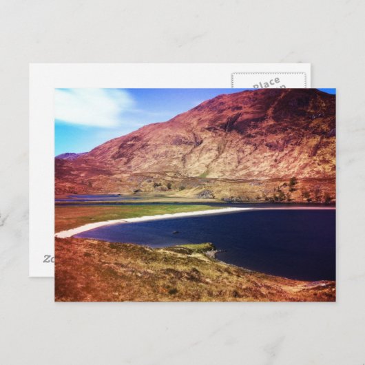 im Hochland von Schottland Postkarte (Vorne/Hinten)