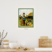 Im Hof ~ Julien Dupré ~ Kunstdrucke Poster (Küche)