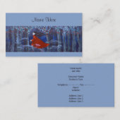 Im Holz mit Tiergeist Visitenkarte (Vorne/Hinten)