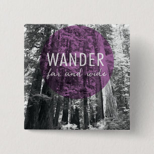 Im Holz wandern   weit und breit Zitat Button