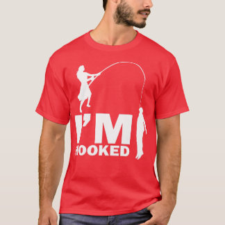 Im Hooked Funny Bachelor Party Geschenk T-Shirt