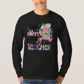 I'm Hoppy To Be A Teacher Easter Rainbow Bunny Gno T-Shirt (Vorderseite)