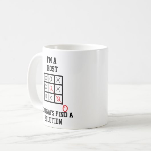 Im Host finde ich immer eine Lösung-Tasse Kaffeetasse (Vorderseite Links)