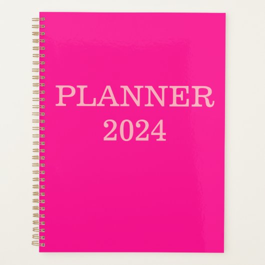 "I'm Hübsch Pink" Planer 2024 (Vorderseite)
