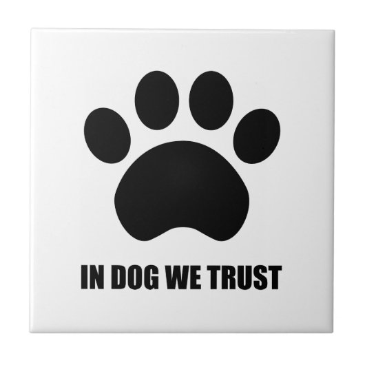 Im Hund vertrauen wir Keramik-Fliese Fliese (Vorderseite)