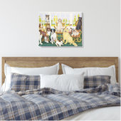 Im Hundehaus Leinwanddruck (Insitu (Schlafzimmer))