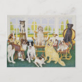 Im Hundehaus Postkarte (Vorderseite)