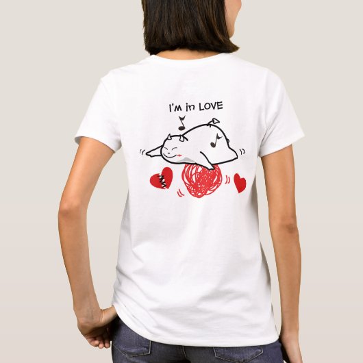 I'm in LOVE T-Shirt (Rückseite)
