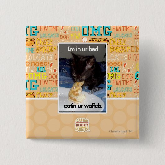 Im in ur Bett Button (Vorderseite)