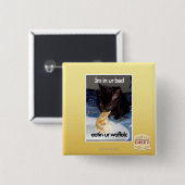 Im in ur Bett Button (Vorne & Hinten)