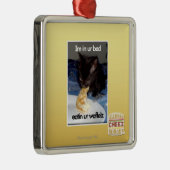 Im in ur Bett Ornament Aus Metall (Rechts)