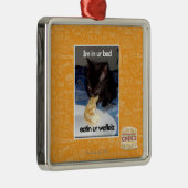 Im in ur Bett Ornament Aus Metall (Rechts)