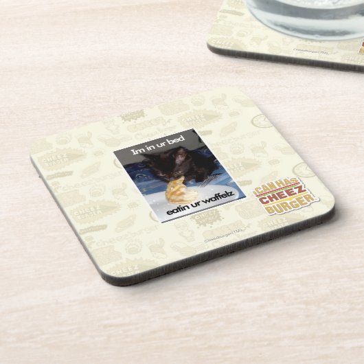 Im in ur Bett Untersetzer (Linke Seite)
