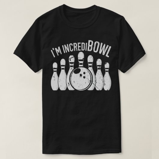 Im Incredibowl Funny Bowling Team Bowler T-Shirt (Design vorne)