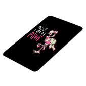 Im Inneren bin ich ganz rosa Flamingo | Funny Flam Magnet (Linke Seite)