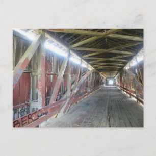 Im Inneren der alten Brücke Postkarte