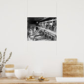 Im Inneren der Deadwood Terra Gold Briefmarke Mill Poster (Küche)