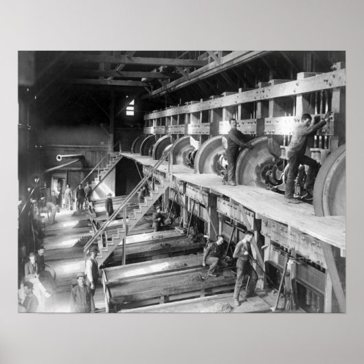 Im Inneren der Deadwood Terra Gold Briefmarke Mill Poster (Vorne)