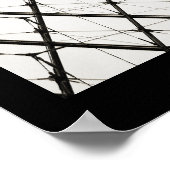 Im Inneren der Pyramide von Louvre - Poster (Ecke)