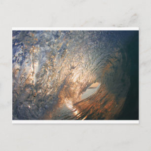 Im Inneren der Röhrensurfwelle Postkarte