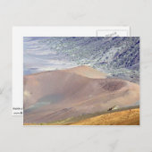 Im Inneren des Haleakala-Kraters, Maui, Hawaii, US Postkarte (Vorne/Hinten)