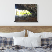 Im Inneren des Höhlenes Foto, das als Leinwanddruck (Insitu (Schlafzimmer))