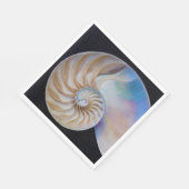 Im Inneren des Nautilus Serviette (Ecke)