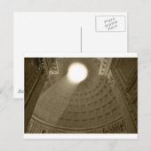 Im Inneren des Pantheon, Rom Postkarte (Vorne/Hinten)