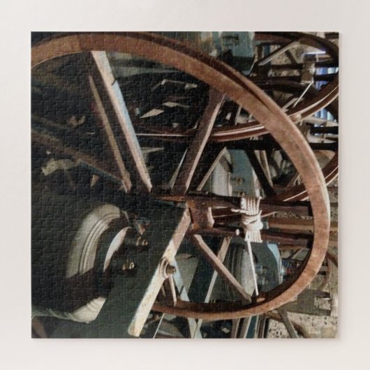 Im Inneren einer Kirche mit Rädern und Glockenschl Puzzle (Horizontal)