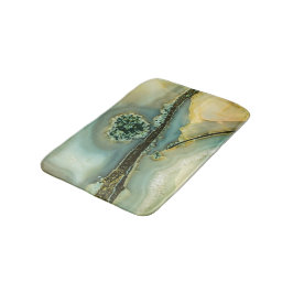 Im Inneren eines halb wertvollen Steins Badematte