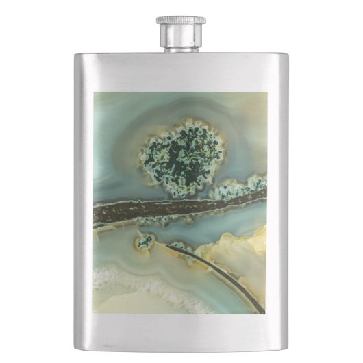 Im Inneren eines halb wertvollen Steins Flachmann (Vorderseite)