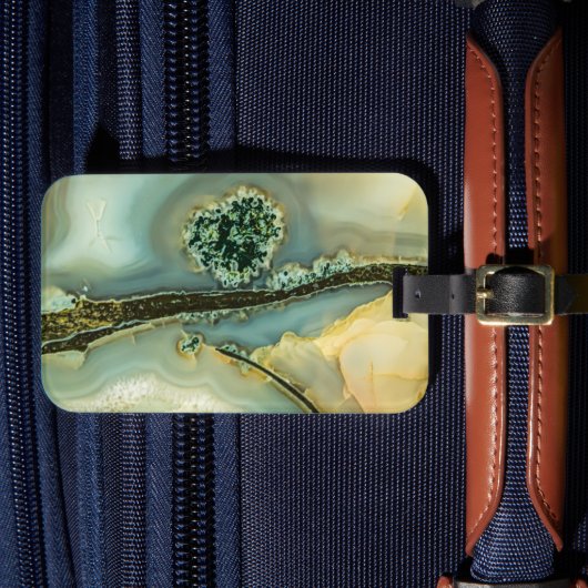 Im Inneren eines halb wertvollen Steins Gepäckanhänger (Vorderseite Insitu 4)