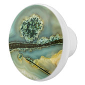 Im Inneren eines halb wertvollen Steins Keramikknauf (Rechts)