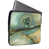 Im Inneren eines halb wertvollen Steins Laptopschutzhülle (Vorne Rechts)