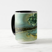 Im Inneren eines halb wertvollen Steins Tasse (Vorderseite Links)