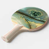 Im Inneren eines halb wertvollen Steins Tischtennis Schläger (Vorderseite)