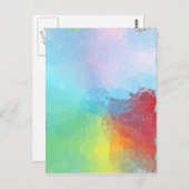 Im Inneren eines Regenbogens Postkarte (Vorne/Hinten)