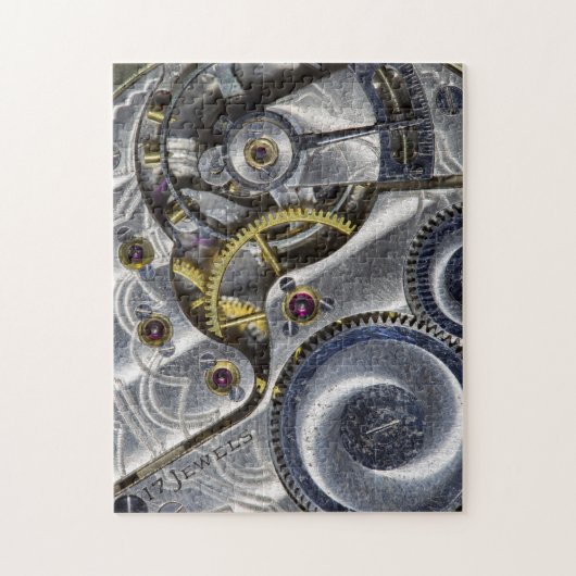 Im Inneren eines Taschenuhrpuzzles Puzzle (Vertikal)