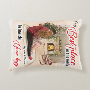 Im Inneren Ihres Huggy Blanket Couple Valentine Ge Dekokissen