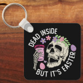 Im Inneren ist es tot, aber es sind Ostereier Schlüsselanhänger (Vorderseite)