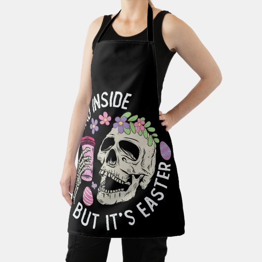 Im Inneren ist es tot, aber es sind Ostereier Schürze (InSitu)