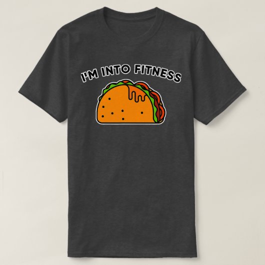 Im Into Fitness Cool Tacos Novelty T-Shirt (Design vorne)
