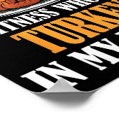 I'm Into Fitness Turkey In My Mouth Funny Thanksgi Poster (Ecke)