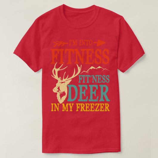 Im Into Ness Deer in Freezer T-Shirt (Design vorne)