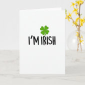 Im Irish Clover Pride Karte (Gelbe Blume)