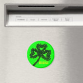 IM IRISH mit grüner Klee Magnet (In Situ (Geschirrspüler))
